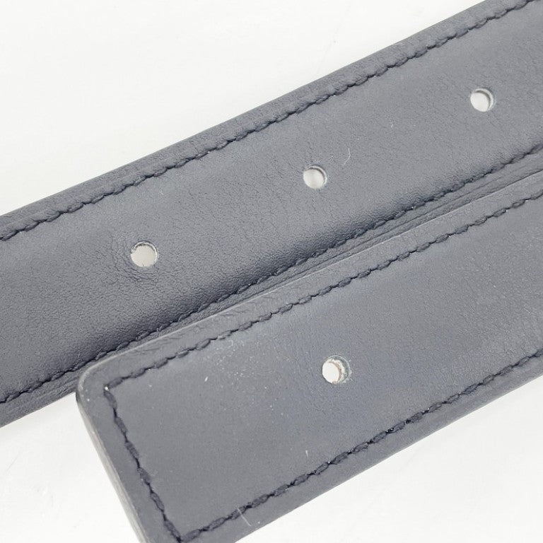 HERMES エルメス ベルト エトゥープ ブラック系 ヴォーエプソン レディース 美品