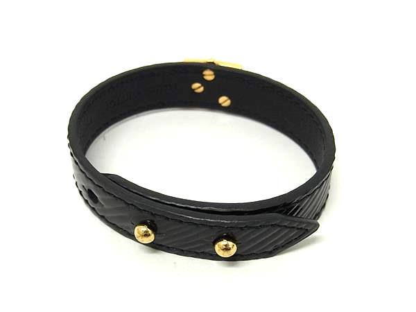 LOUIS VUITTON ルイヴィトン ブレスレット ブラスレ LVツイスト M6444 ブラック エピ エレクトリック ユニセックス 美品