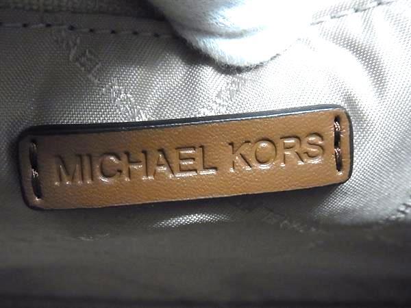 MICHAEL KORS マイケルコース トートバッグ ミレラ ブラウン系 PVC レザー レディース シグネチャー柄 2WAY 新品未使用展示品