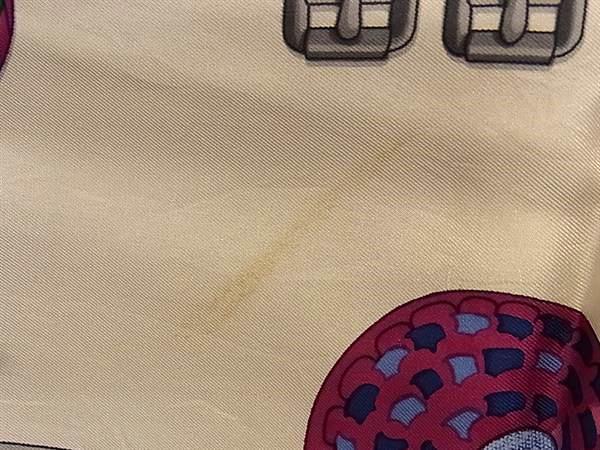 HERMES エルメス スカーフ カレ90 マルチカラー シルク100% レディース LES RUBANS DU CHEVAL 馬のリボン