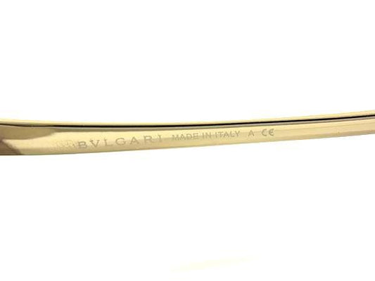 BVLGARI ブルガリ サングラス セルペンティ 6110 ゴールド ダークブラウン ブラウングラデーション メタル ユニセックス 美品