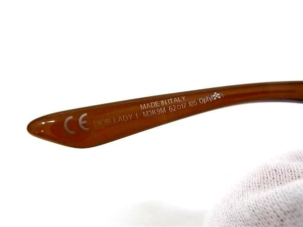 ChristianDior クリスチャンディオール サングラス DIOR LADY 1 M3K9M ブラウン クリアブラウングラデーション プラスチック ユニセックス