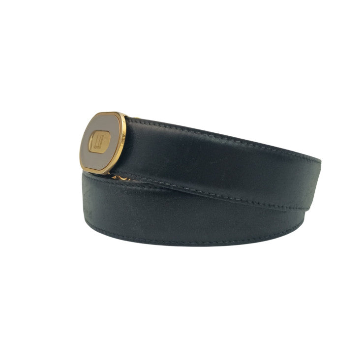 dunhill ダンヒル ベルト ブラック ブラウン系 レザー メンズ リバーシブル 美品