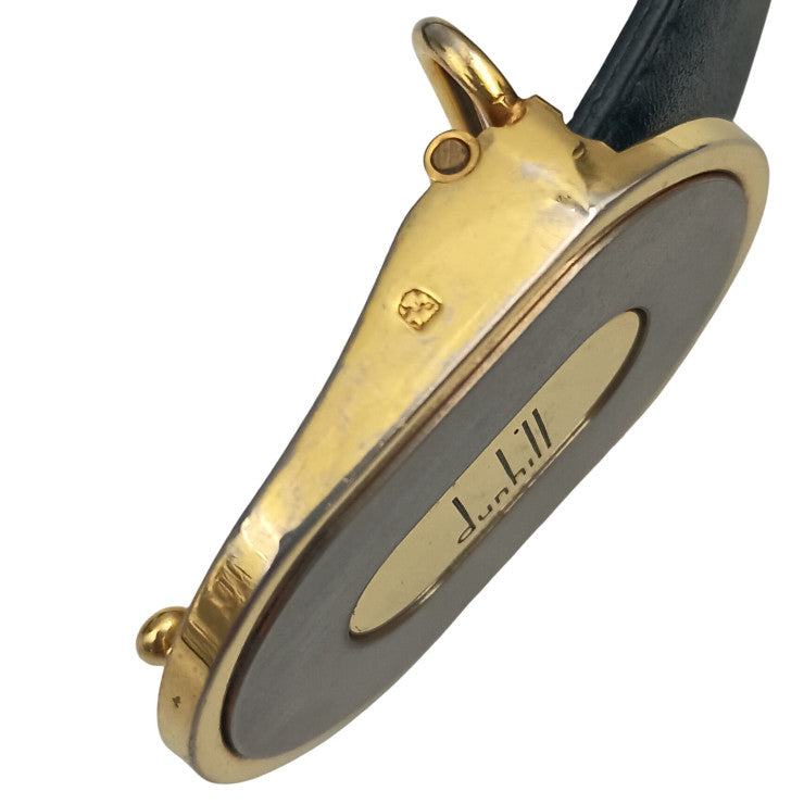 dunhill ダンヒル ベルト ブラック ブラウン系 レザー メンズ リバーシブル 美品