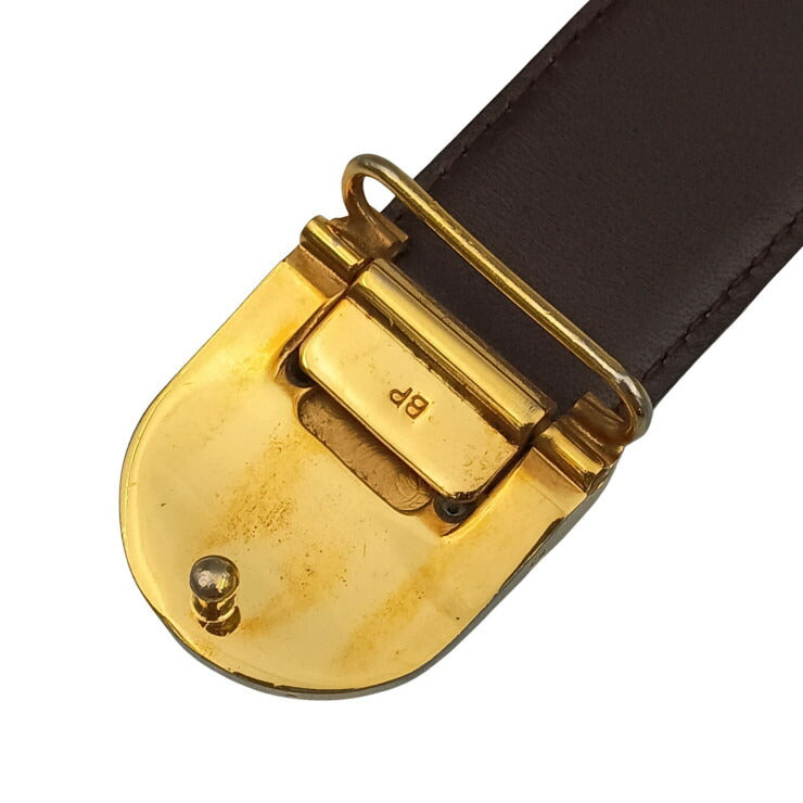 dunhill ダンヒル ベルト ブラック ブラウン系 レザー メンズ リバーシブル 美品