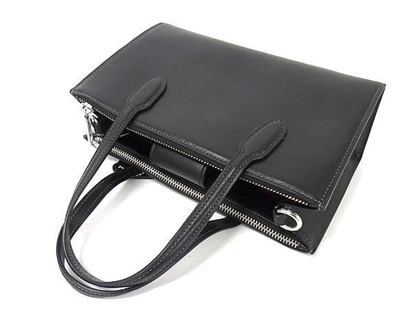 COACH コーチ ハンドバッグ ニーナ スモール CR097 ブラック系 レザー レディース 2WAY クロスボディ ショルダー 斜め掛け シルバー金具 美品
