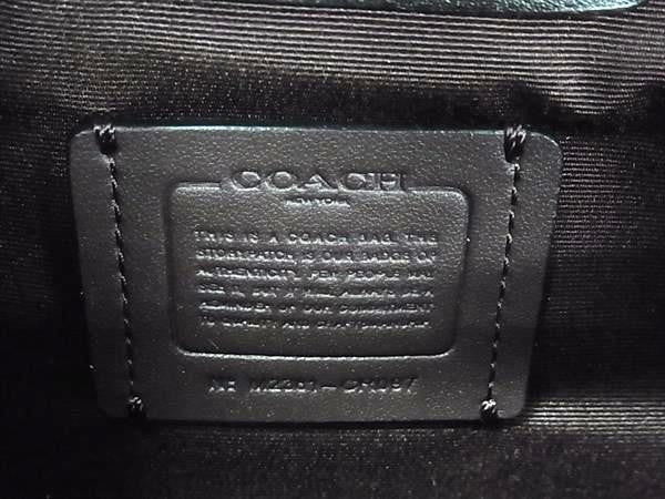 COACH コーチ ハンドバッグ ニーナ スモール CR097 ブラック系 レザー レディース 2WAY クロスボディ ショルダー 斜め掛け シルバー金具 美品