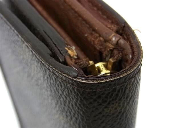 LOUIS VUITTON ルイヴィトン 二つ折り財布 ポルトモネ ビエトレゾール M61730 ブラウン系 モノグラム レディース ゴールド金具 美品