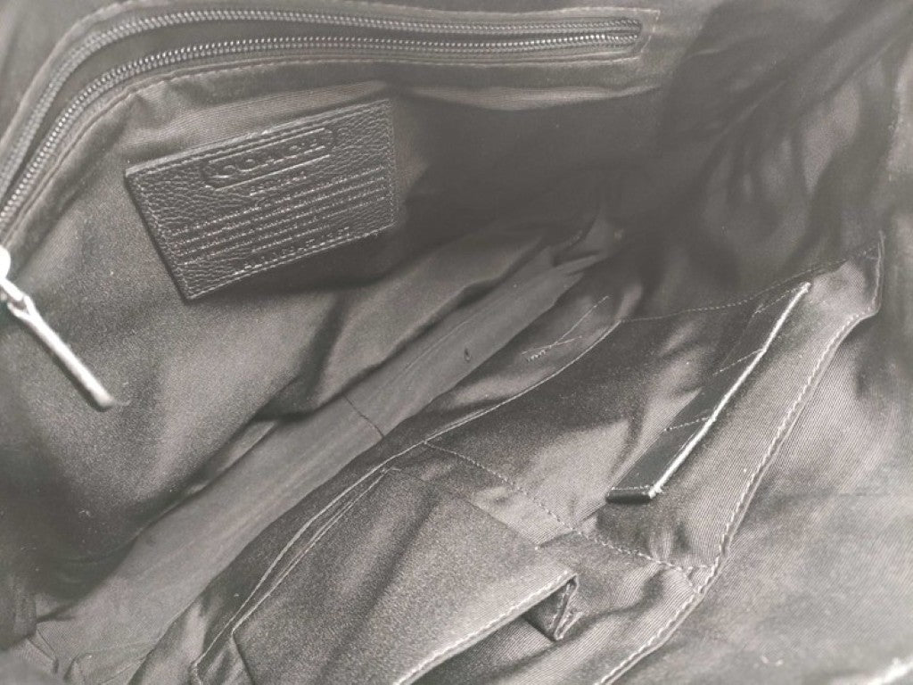 COACH コーチ ビジネスバッグ トランスアトランティック F70367 ブラウン系 レザー メンズ 2WAY ハンドバッグ ショルダーバッグ 美品