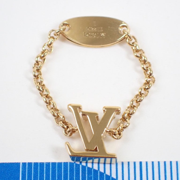 LOUIS VUITTON ルイヴィトン リング 指輪 セット リング レディ LV M1604L ゴールド系 メタル レディース 美品