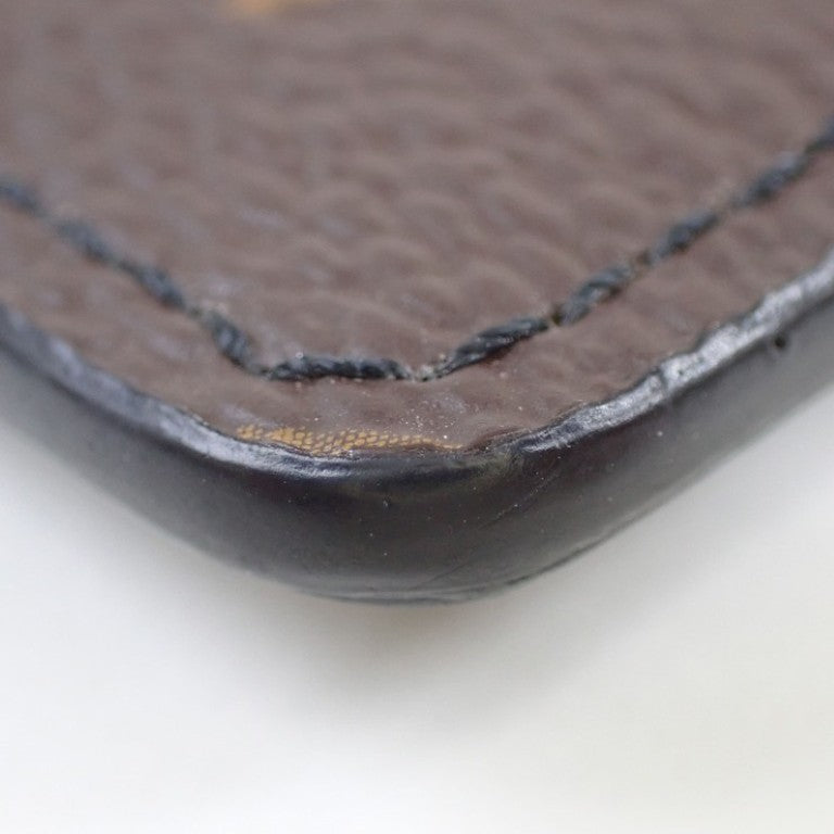 LOUIS VUITTON ルイヴィトン カードケース ネオ ポルト カルト M60166 ブラウン ブラック系 モノグラム マカサー ユニセックス 美品