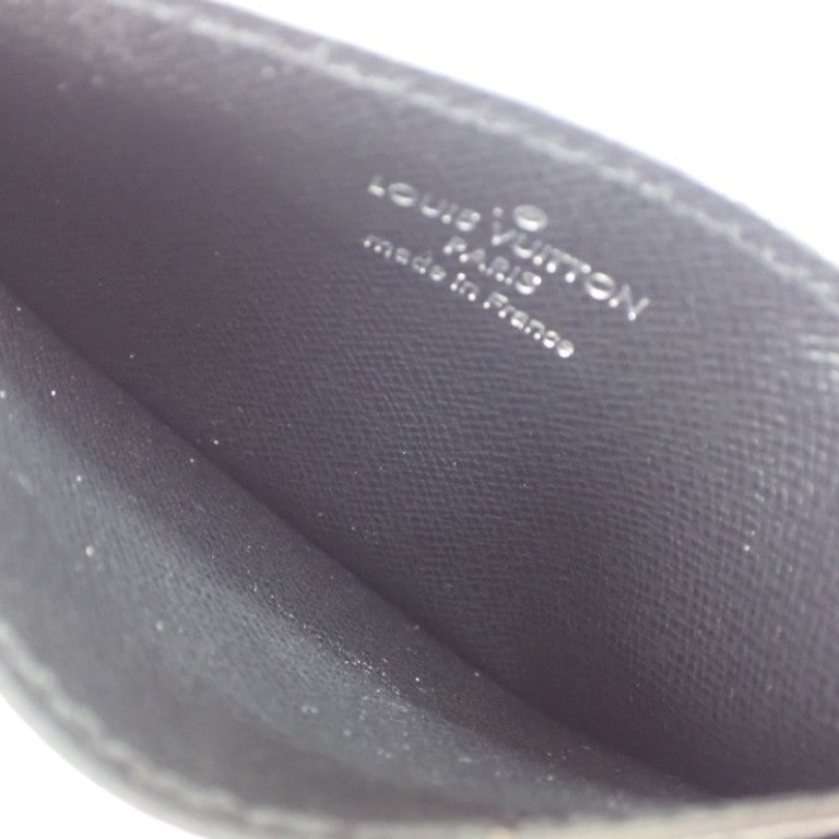 LOUIS VUITTON ルイヴィトン カードケース ネオ ポルト カルト M60166 ブラウン ブラック系 モノグラム マカサー ユニセックス 美品