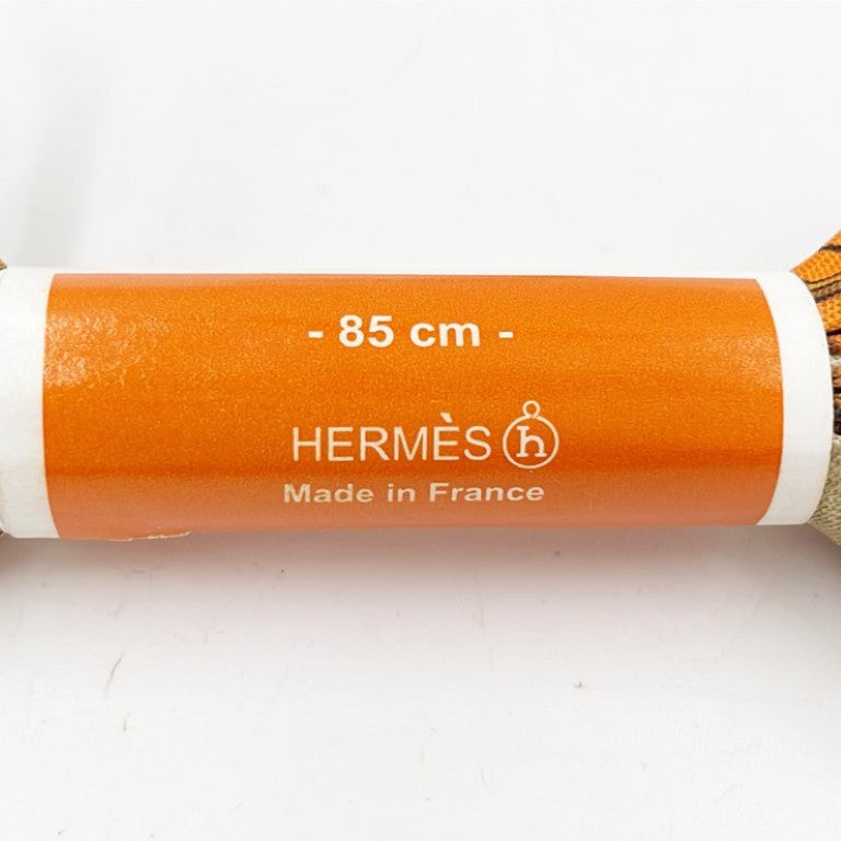 HERMES エルメス シューレース クツひも プティアッシュ マルチカラー系 シルク ユニセックス 超美品