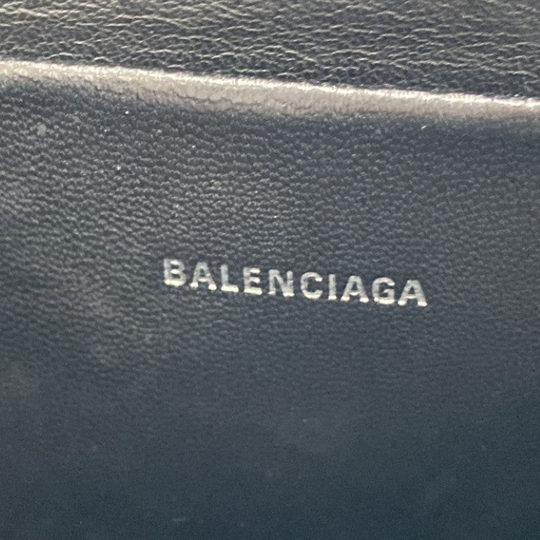 BALENCIAGA バレンシアガ ポーチ エブリデイ 551992 ブラック系 レザー ユニセックス 美品