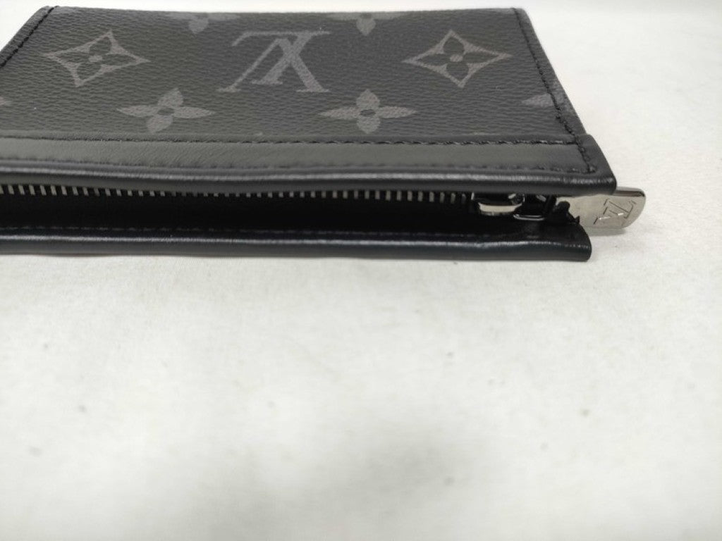 LOUIS VUITTON ルイヴィトン コインケース ポシェット クレ ヴォワヤージュ M82776 ブラック系 モノグラムエクリプス ユニセックス 小銭れ シルバー金具 新品未使用展示品