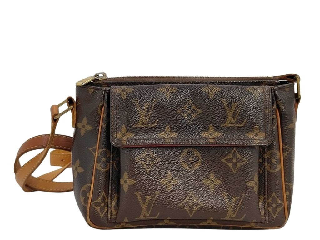 LOUIS VUITTON ルイヴィトン ショルダーバッグ ヴィバシテPM M51165 ブラウン系 モノグラム レディース ゴールド金具