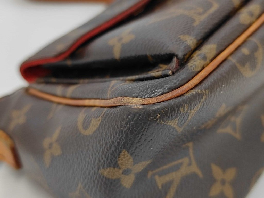 LOUIS VUITTON ルイヴィトン ショルダーバッグ ヴィバシテPM M51165 ブラウン系 モノグラム レディース ゴールド金具