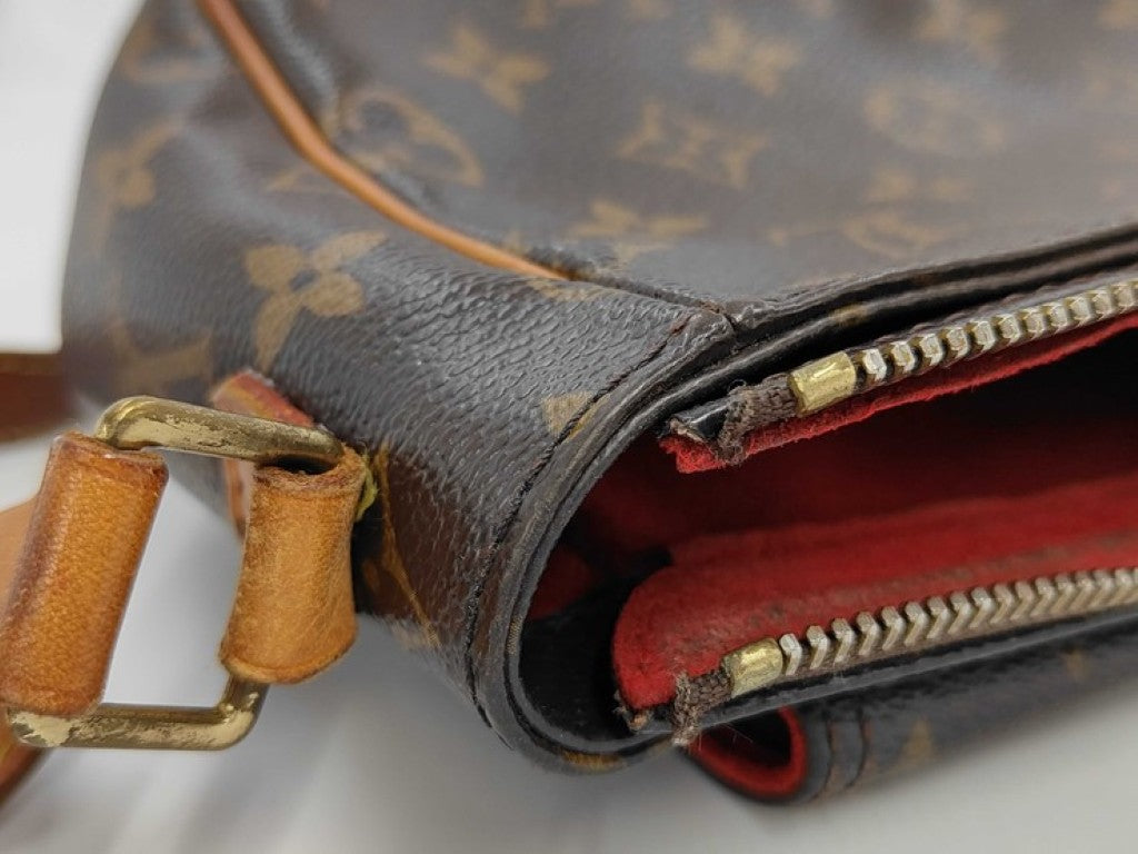LOUIS VUITTON ルイヴィトン ショルダーバッグ ヴィバシテPM M51165 ブラウン系 モノグラム レディース ゴールド金具