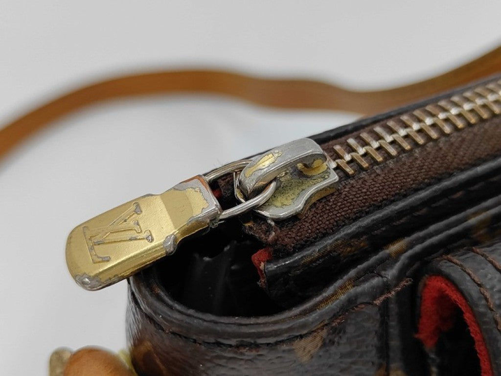 LOUIS VUITTON ルイヴィトン ショルダーバッグ ヴィバシテPM M51165 ブラウン系 モノグラム レディース ゴールド金具