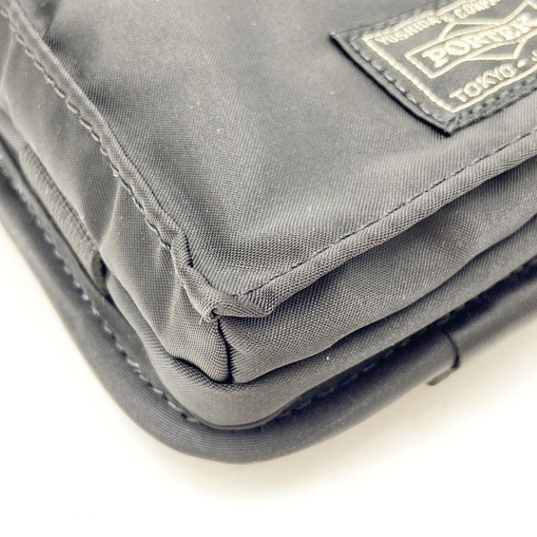PORTER ポーター ショルダーバッグ PX TANKER GPS HOLDER 376-16898 ブラック オレンジ系 ナイロン メンズ 吉田カバン スマホショルダー ショルダーポーチ 新品未使用展示品