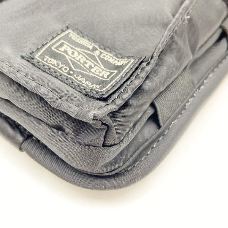 PORTER ポーター ショルダーバッグ PX TANKER GPS HOLDER 376-16898 ブラック オレンジ系 ナイロン メンズ 吉田カバン スマホショルダー ショルダーポーチ 新品未使用展示品