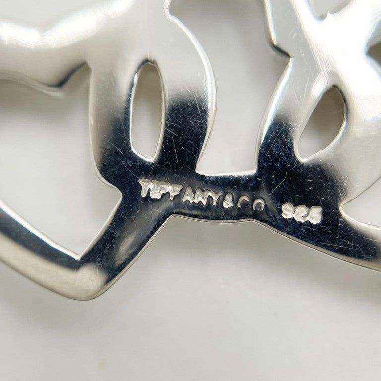 Tiffany&Co. ティファニー ネックレス トリプルオープンハート シルバー系 SV925 レディース 美品