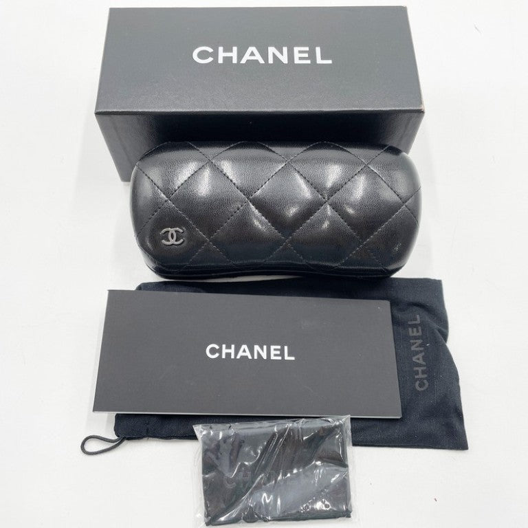 CHANEL シャネル サングラス 4209 ブルー系 シルバー プラスチック メタル レディース 美品