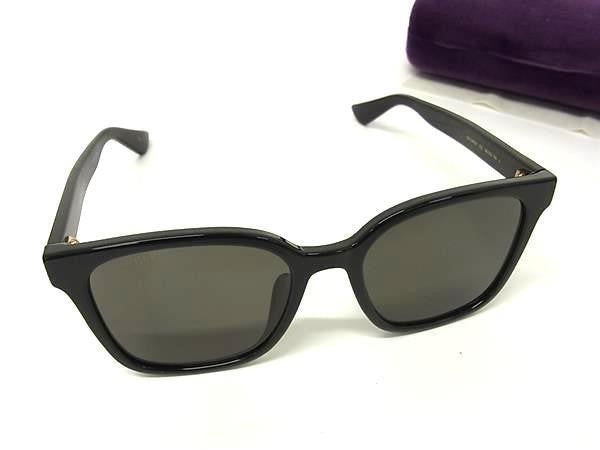 GUCCI グッチ サングラス アジアンフィット GG1346SK ブラック系 プラスチック ユニセックス 超美品
