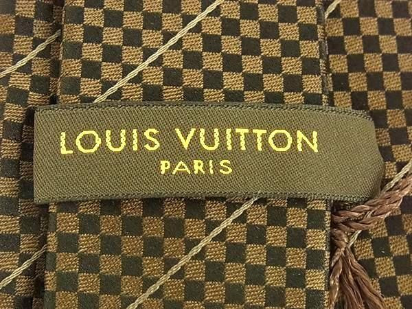 LOUIS VUITTON ルイヴィトン ネクタイ クラヴァット エク M74149 マロン系 シルク100％ メンズ 新品未使用展示品