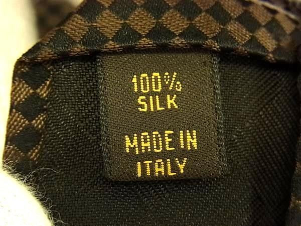 LOUIS VUITTON ルイヴィトン ネクタイ クラヴァット エク M74149 マロン系 シルク100％ メンズ 新品未使用展示品