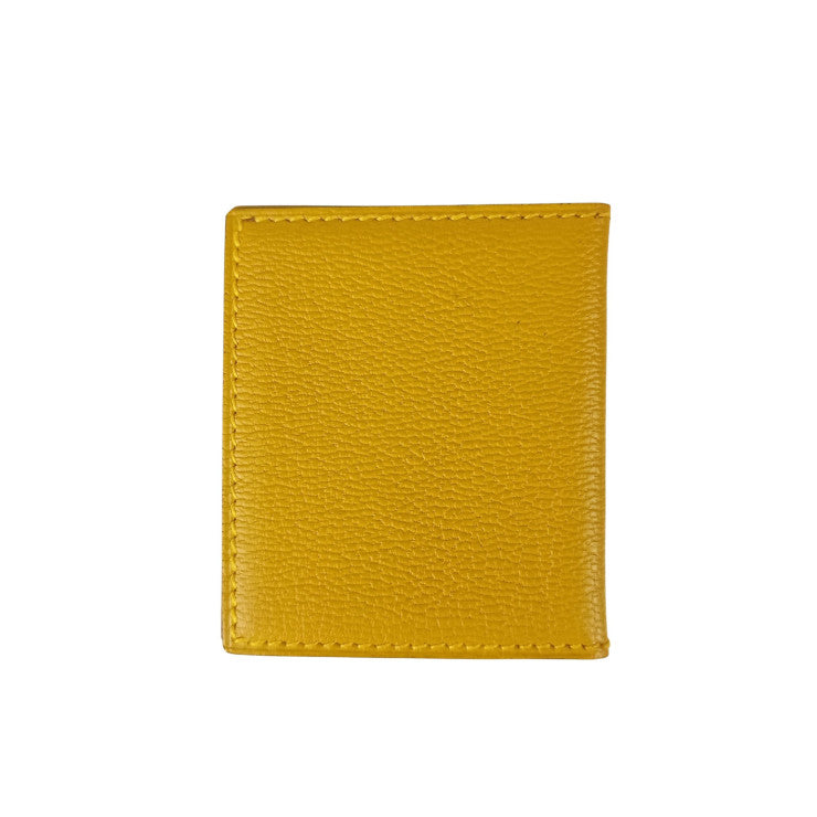 HERMES エルメス フォトケース ミニ フォトケース マスタード系 シェーブル ユニセックス フォトフレーム 写真入れ 美品