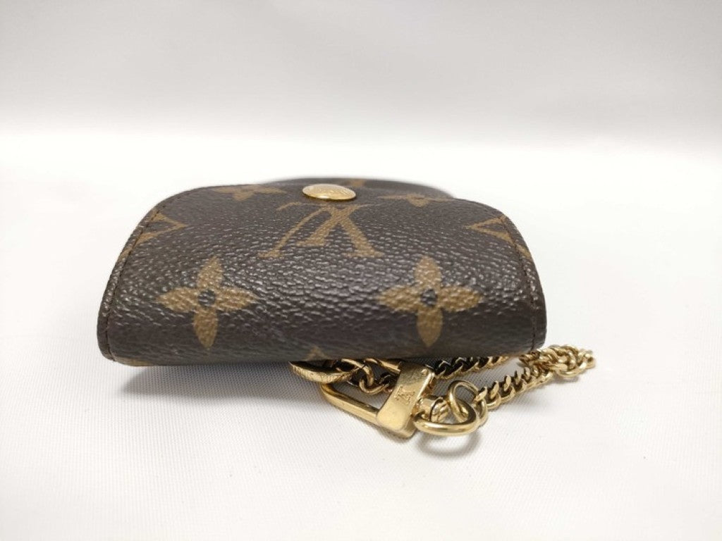 LOUIS VUITTON ルイヴィトン ポーチ エテュイテレフォンヌMM M66546 ブラウン系 モノグラム ユニセックス マルチケース スマホケース ゴールド金具 美品