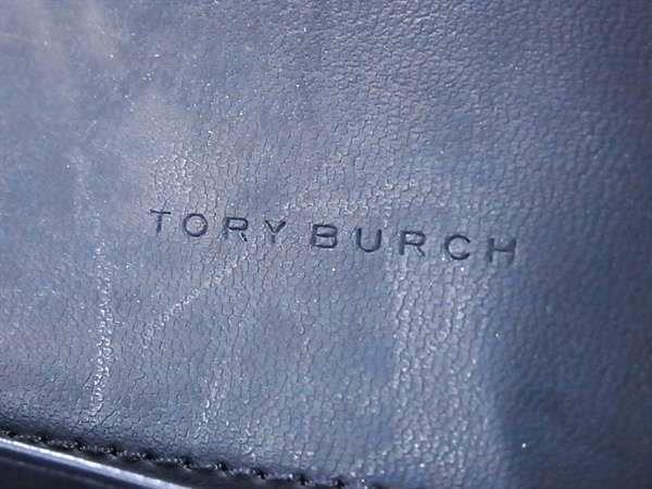 TORY BURCH トリーバーチ ショルダーバッグ ショルダーウォレット ブルー レザー レディース 2WAY シルバー金具 美品