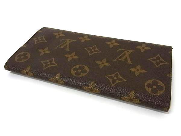 LOUIS VUITTON ルイヴィトン 財布 ポシェット ポルトモネ クレディ M61723 ブラウン モノグラム ユニセックス 二つ折り 長財布