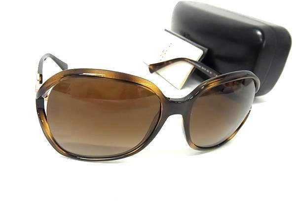 COACH コーチ サングラス HC8145 クリアブラウン ブラウングラデーション プラスチック ユニセックス べっ甲調 美品