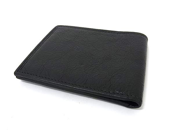 GUCCI グッチ 財布 インターロッキングG 575985 ブラック レザー メンズ シワ加工 美品