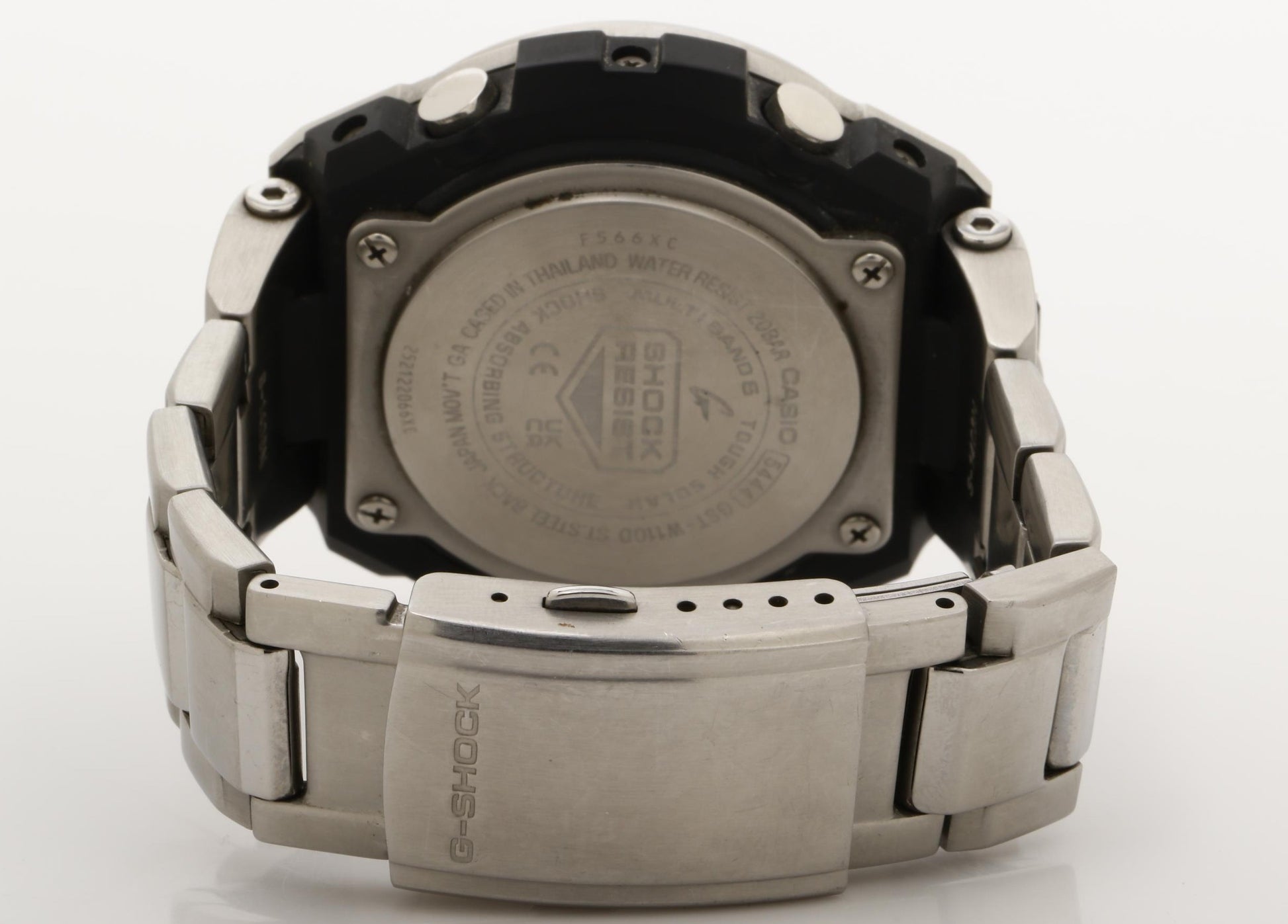 CASIO カシオ 時計 GSHOCK GSTEEL GSTW100 Series GSTW110D1A9JF ブラック シルバー 樹脂／ステンレススチール メンズ アナデジ