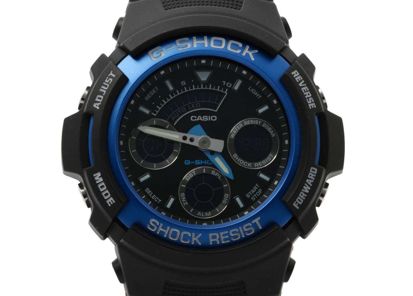 CASIO カシオ 時計 GSHOCK ANALOGDIGITAL AW590 SERIES AW5912AJF ブラック 樹脂／アルミ メンズ アナデジ 新品未使用展示品