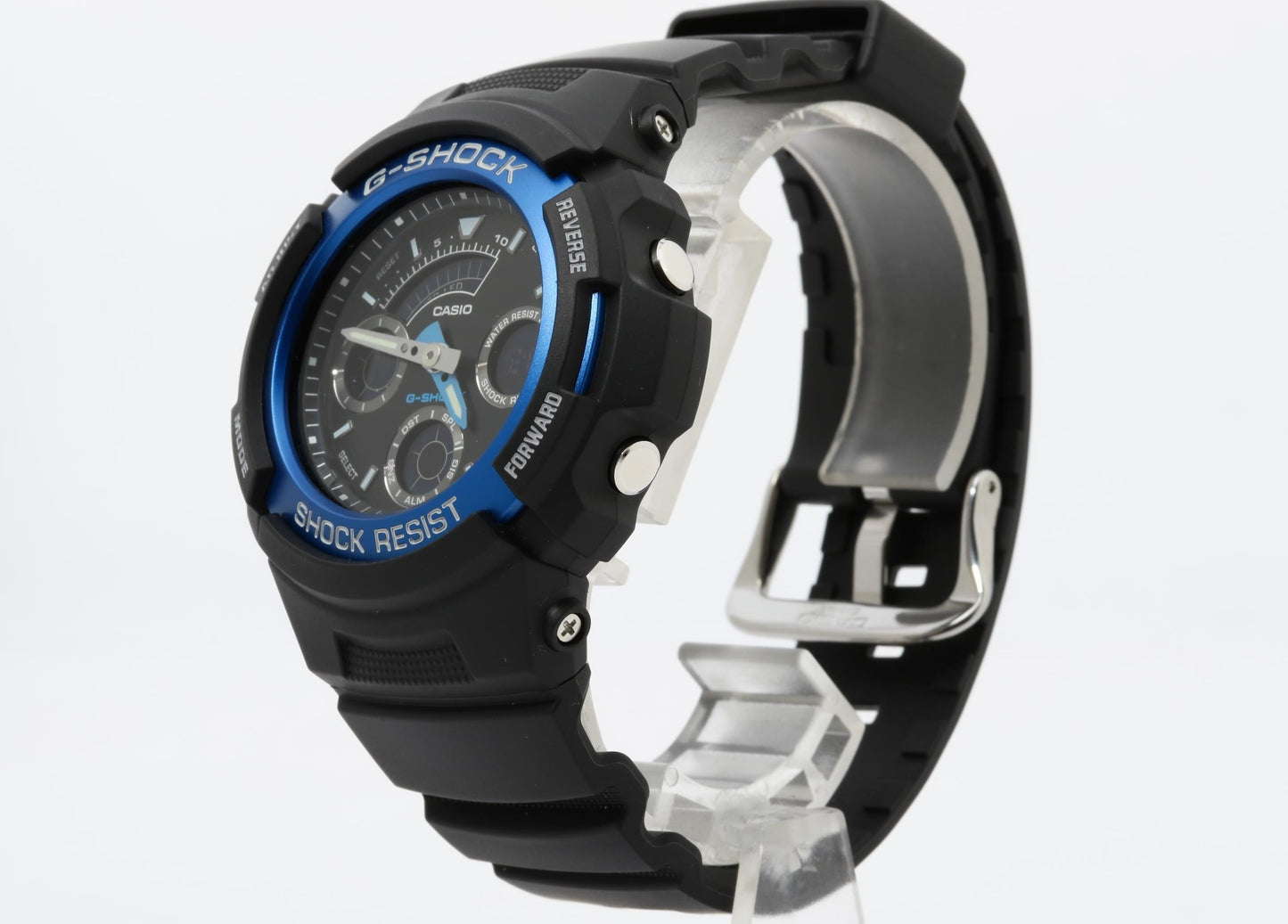 CASIO カシオ 時計 GSHOCK ANALOGDIGITAL AW590 SERIES AW5912AJF ブラック 樹脂／アルミ メンズ アナデジ 新品未使用展示品