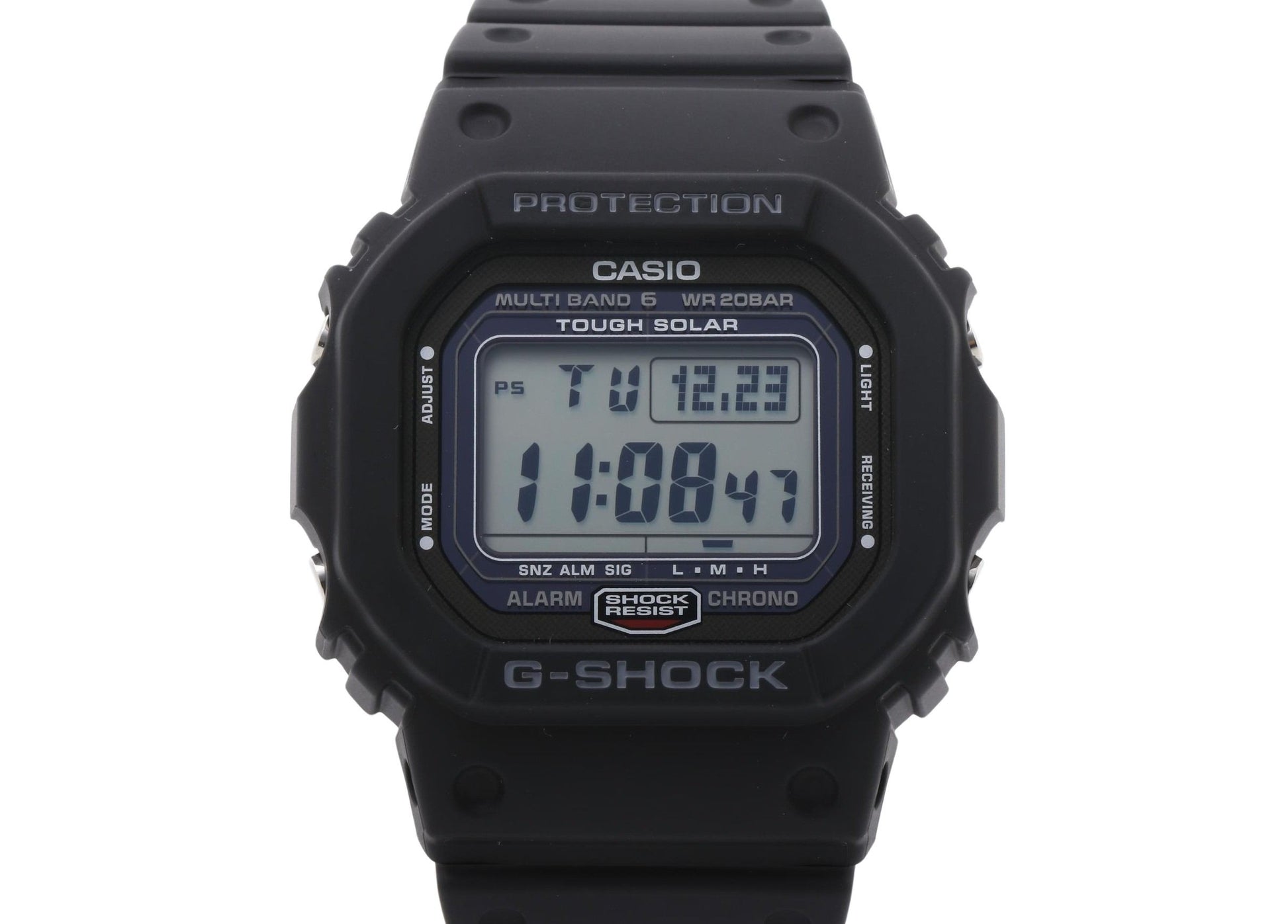 CASIO カシオ 時計 GSHOCK DIGITAL 5000 SERIES GW5000U1JF ブラック ステンレススチール／樹脂 メンズ デジタル 新品未使用展示品
