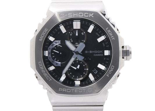 CASIO カシオ 時計 GSHOCK FULL METAL GMCB2100 SERIES GMCB2100D1AJF ブラック シルバー ステンレススチール メンズ アナログ 美品