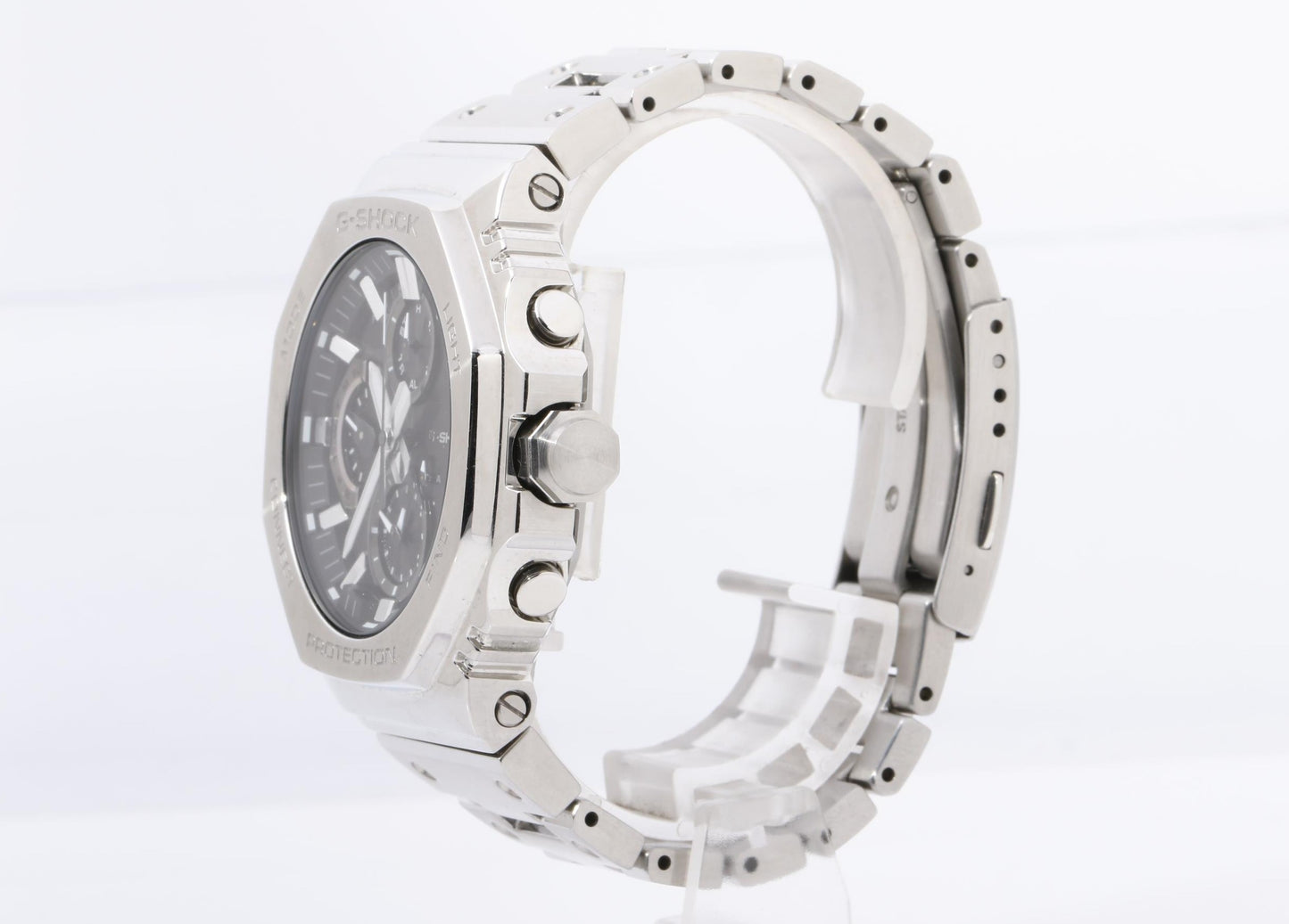 CASIO カシオ 時計 GSHOCK FULL METAL GMCB2100 SERIES GMCB2100D1AJF ブラック シルバー ステンレススチール メンズ アナログ 美品