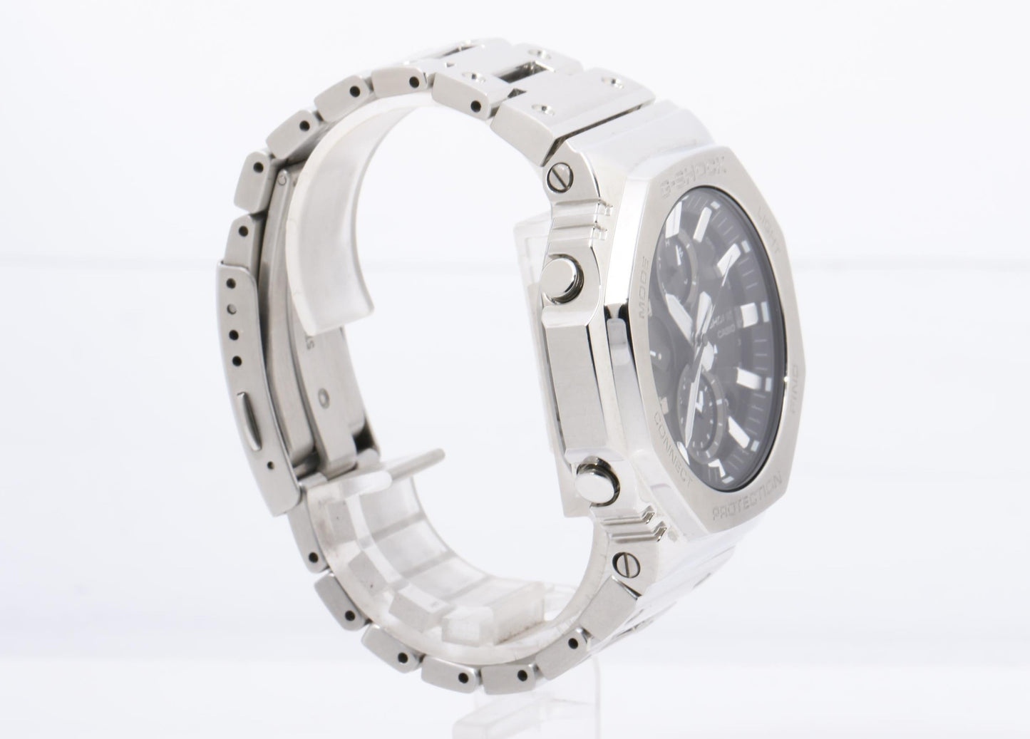 CASIO カシオ 時計 GSHOCK FULL METAL GMCB2100 SERIES GMCB2100D1AJF ブラック シルバー ステンレススチール メンズ アナログ 美品