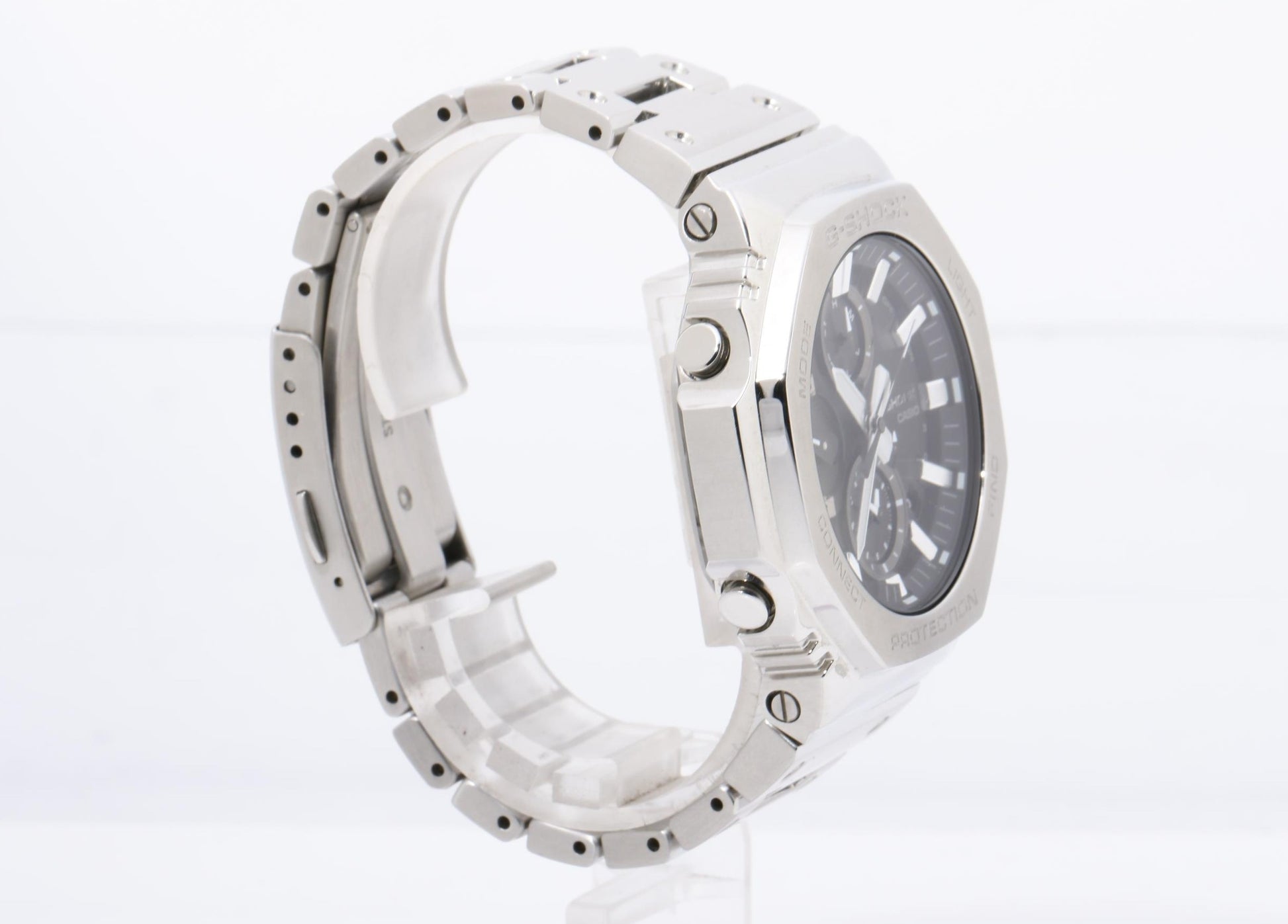 CASIO カシオ 時計 GSHOCK FULL METAL GMCB2100 SERIES GMCB2100D1AJF ブラック シルバー ステンレススチール メンズ アナログ 美品