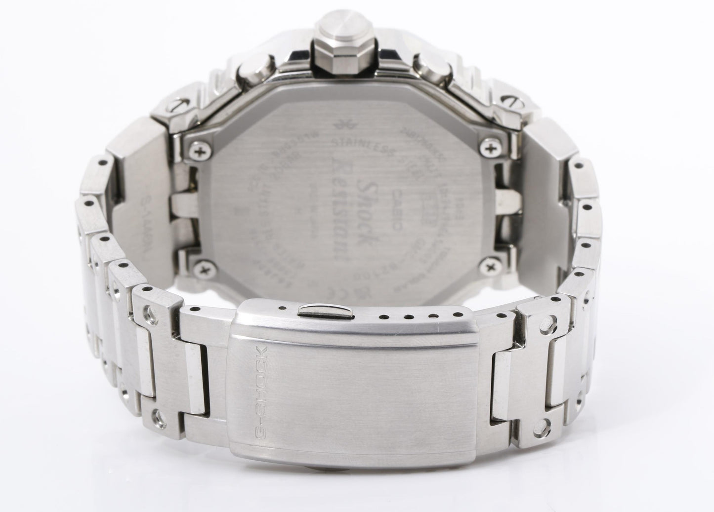 CASIO カシオ 時計 GSHOCK FULL METAL GMCB2100 SERIES GMCB2100D1AJF ブラック シルバー ステンレススチール メンズ アナログ 美品