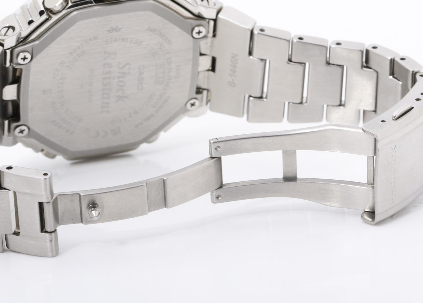 CASIO カシオ 時計 GSHOCK FULL METAL GMCB2100 SERIES GMCB2100D1AJF ブラック シルバー ステンレススチール メンズ アナログ 美品