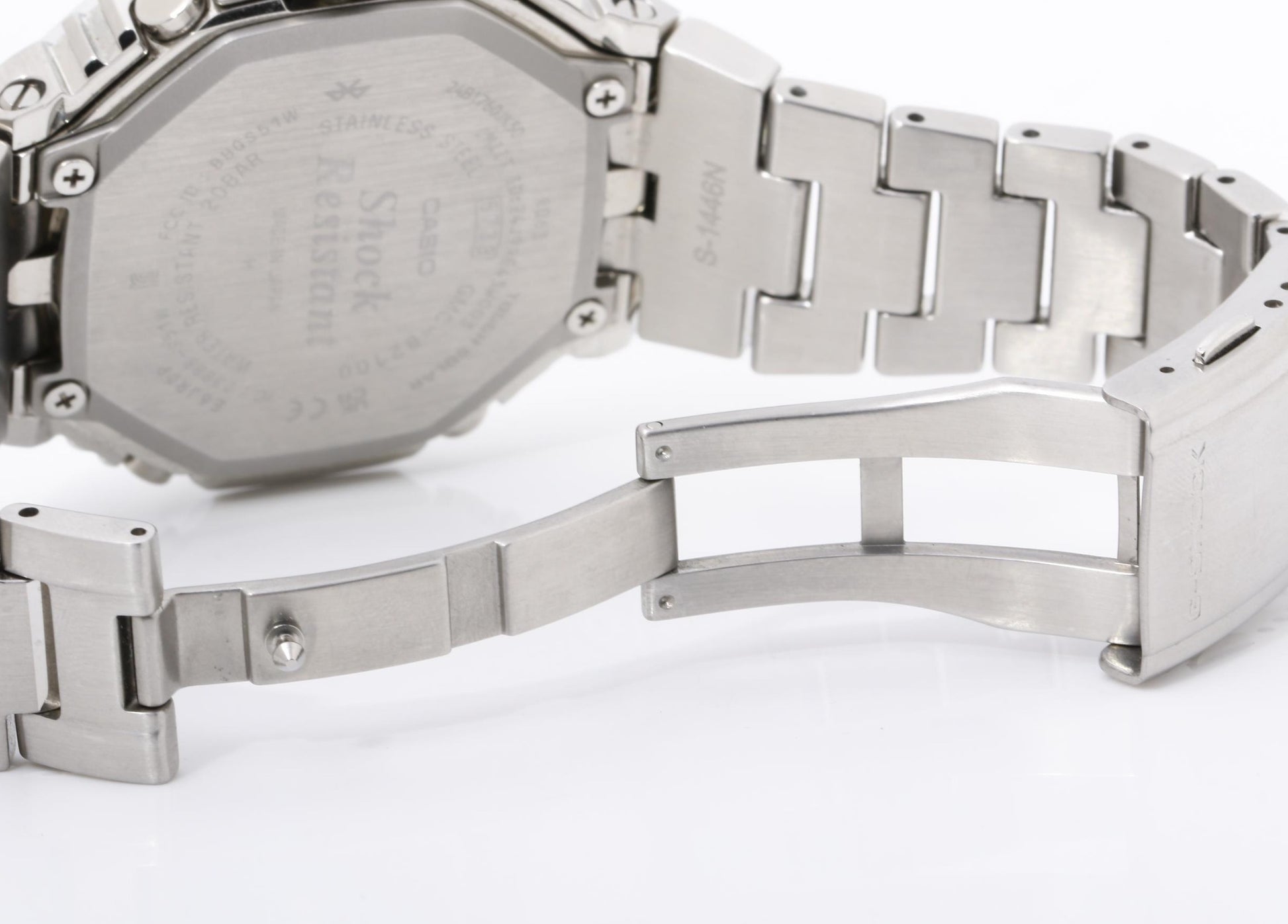 CASIO カシオ 時計 GSHOCK FULL METAL GMCB2100 SERIES GMCB2100D1AJF ブラック シルバー ステンレススチール メンズ アナログ 美品