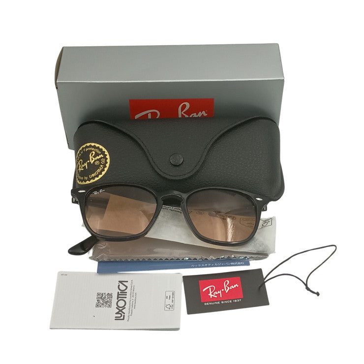 RayBan レイバン サングラス ウェリントン アジアンフィット RB4258F 601/93 ブラック プラスチック ユニセックス 超美品