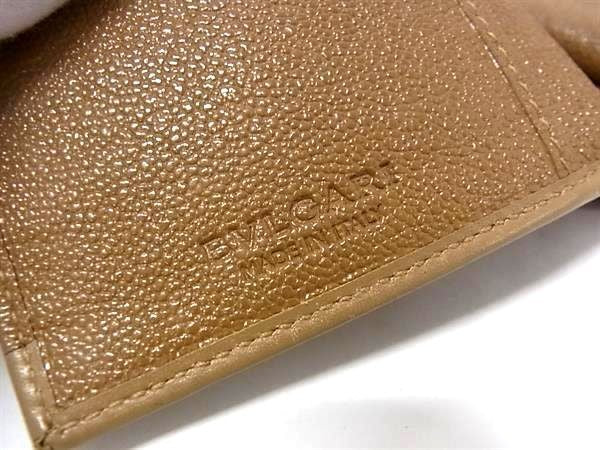 BVLGARI ブルガリ 二つ折り財布 ドッピオトンド ブラウン系 レザー ユニセックス がま口 ゴールド金具 美品
