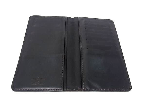 LOUIS VUITTON ルイヴィトン 長財布 ポルト バルール カルトクレディ M92999 カフェ(ダークブラウン系) ユタ メンズ 二つ折り 美品